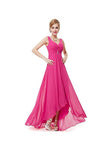 A-line High Quality Chiffon V-back Prom Dresses Evening Dresses PG252