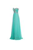 A-line Long Chiffon Prom Dress Evening Gown Crystal Beaded PG250 - Pgmdress
