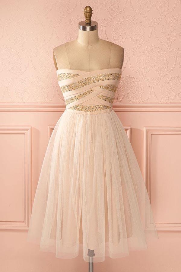 A-line Sweetheart See-though Long Sleeves Prom Dresses With Belt, PD0124