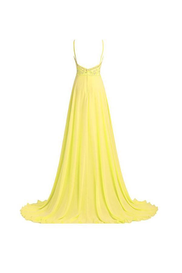 A line Straps Beading Long Prom Dresses Evening Dresses PG272 - Pgmdress