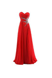 A-line Sweetheart Beading Chiffon Prom Dress Evening Gown PG262 - Pgmdress