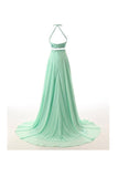 A-line Two Pieces Chiffon Prom Dresses Evening Dresses PG261 - Pgmdress