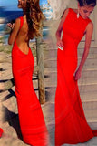 Backless Sheath Chiffon Long Prom Dresses Evening Dresses PG 234 - Pgmdress