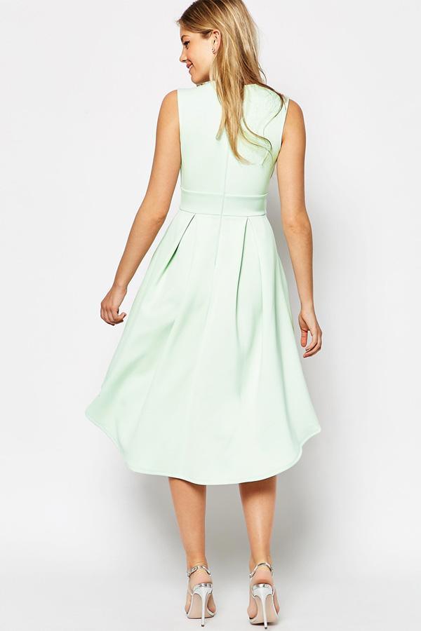 Beading Halter Neckline Satin Asymmetrical Satin Homecoming Dress PG177 - Pgmdress