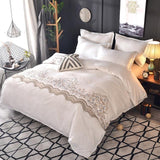 Bohemia Bedding Set 2/3pcs Luxury Lace Duvet Sets Comforter Quilt Cover Covers Single Double Queen King Size No Bed Sheet - Pgmdress