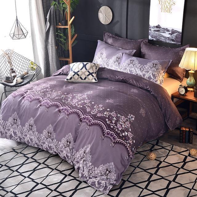 Bohemia Bedding Set 2/3pcs Luxury Lace Duvet Sets Comforter Quilt Cover Covers Single Double Queen King Size No Bed Sheet - Pgmdress
