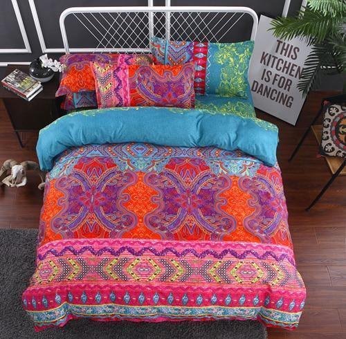 Bohemian 3d Comforter Bedding Set Duvet Cover Pillowcase Bed Linen Full Size Bed Set - Pgmdress
