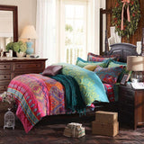 Bohemian Cotton 3d Comforter Bedding Sets Duvet Cover Set Pillowcase Queen King Size - Pgmdress