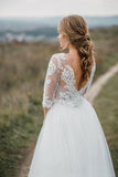 Boho Wedding Dress Low Open Back Bridal Gown Separates Wedding Dress WD499 - Pgmdress