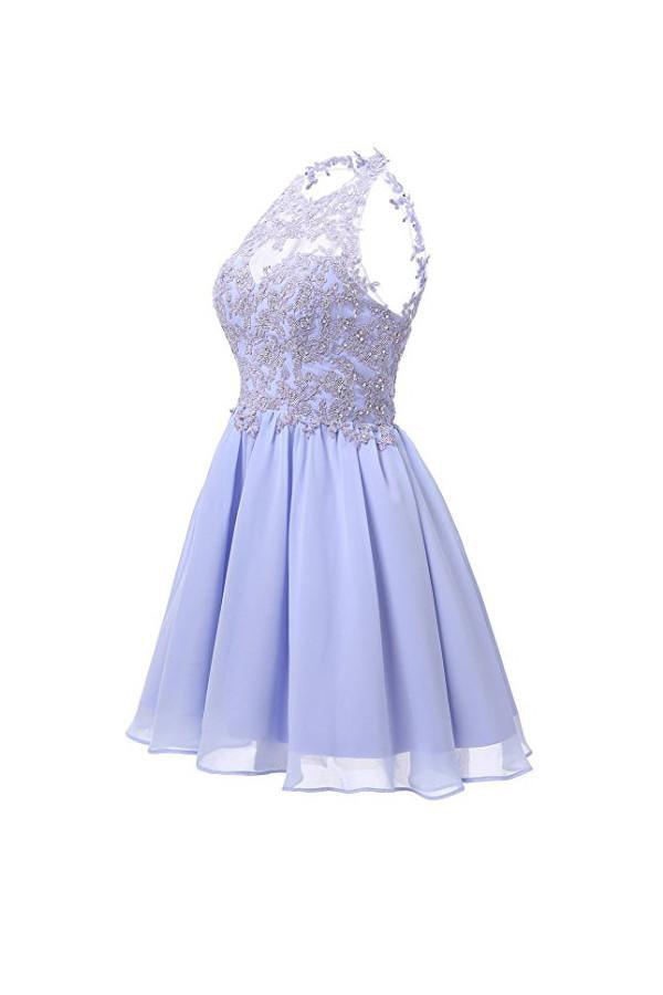 bridesmaid dresses short Chiffon Short Prom Dresses Homecoming Dresses Bridesmaid Dresses US16 / Custom Color