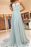 Elegant Sweetheart Lace Evening Dress Long Chiffon Prom Dress PG430 - Pgmdress