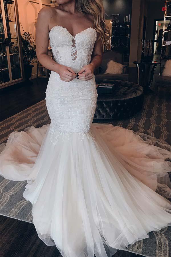 Elegant mermaid wedding dress 60 photos - Astyledwedding.com