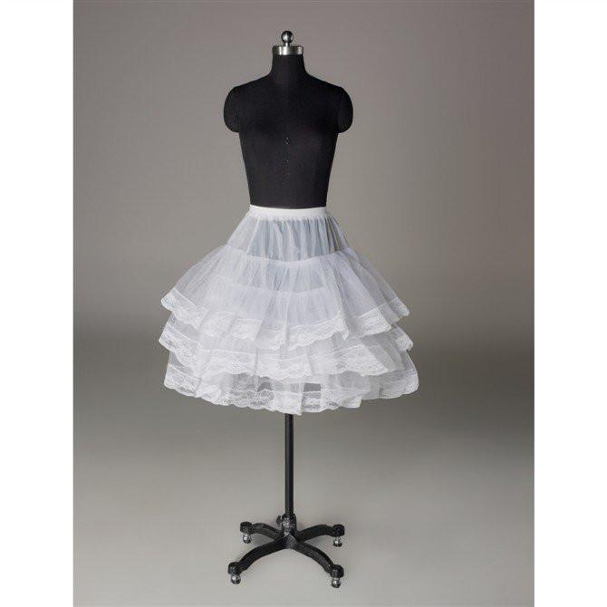 Fashion Short Wedding Dress Petticoat Accessories White LP013 - Pgmdress