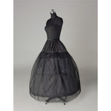 Fashion Wedding Petticoat Accessories Black Floor Length LP001 - Pgmdress