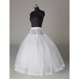Fashion Wedding Petticoat Accessories White Floor Length LP003 - Pgmdress