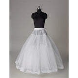 Fashion Wedding Petticoat Accessories White Floor Length LP003 - Pgmdress