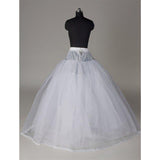 Fashion Wedding Petticoat Accessories White Floor Length LP005 - Pgmdress