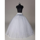 Fashion Wedding Petticoat Accessories White Floor Length LP005 - Pgmdress