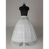 Fashion Wedding Petticoat Accessories White Floor Length LP006 - Pgmdress