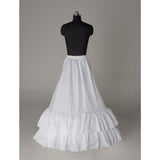 Fashion Wedding Petticoat Accessories White Floor Length LP007 - Pgmdress