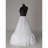 Fashion Wedding Petticoat Accessories White Floor Length LP007