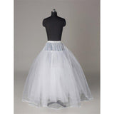 Fashion Wedding Petticoat Accessories White Floor Length LP010 - Pgmdress