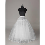Fashion Wedding Petticoat Accessories White Floor Length LP010