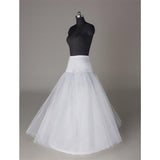 Fashion Wedding Petticoat Accessories White Floor Length LP011 - Pgmdress