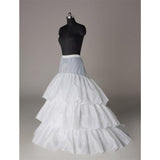 Fashion Wedding Petticoat Accessories White Floor Length LP015 - Pgmdress