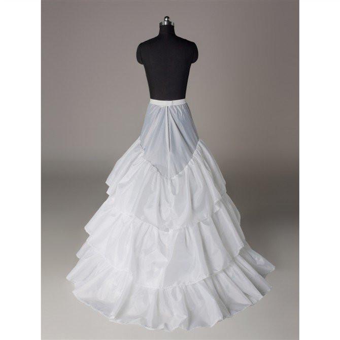 Fashion Wedding Petticoat Accessories White Floor Length LP015 - Pgmdress