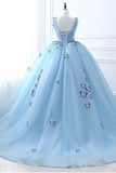 Formal Ballgown Tulle Prom Dress with Butterflies Wedding Dresses WD223 - Pgmdress