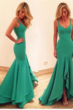 Gorgeous Sweetheart Straps Mermaid Ruffles Prom Dress Evening Gown PG336