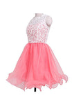 High Quality Organza Short Party Dresses Homecoming Dresses PG072 - Pgmdress