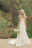 Hot Sale Trumpet/Mermaid Court Train Lace Country Wedding Dress WD138