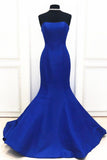 Mermaid Strapless Satin 2021 Evening Dress Prom Dresses PG346 - Pgmdress