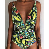 One Piece Swimsuit Backless Bodysuit Brazilian Monokini Swimwear - Pgmdress