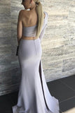 New Style Mermaid Two-Piece Asymmetrical Long Prom/Evening Dress PG925 - Pgmdress