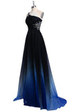 One Shoulder Chiffon Prom/Evening Dress With Beads PG 209 - Pgmdress
