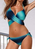 Halter Bikini Set Sexy Low Waist Bikini Set Swimwear Women Swimsuit - Pgmdress