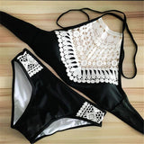 Push Up Swimwear Summer Women Sexy Bikini Set lace Swimsuit - Pgmdress