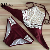 Push Up Swimwear Summer Women Sexy Bikini Set lace Swimsuit - Pgmdress