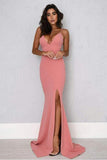 Sexy Sheath Split Spaghetti Straps Mermaid Prom/Formal Dress  PSK091