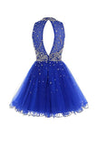 Short Tulle Beading Homecoming Dress Prom Gown PG037 - Pgmdress