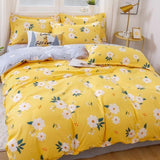 Simple Bedding Set With Pillowcase Duvet Cover Sets Bed Linen Sheet Single Double Queen King Size - Pgmdress