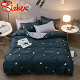 Simple Bedding Set With Pillowcase Duvet Cover Sets Bed Linen Sheet Single Double Queen King Size - Pgmdress