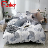 Simple Bedding Set With Pillowcase Duvet Cover Sets Bed Linen Sheet Single Double Queen King Size - Pgmdress