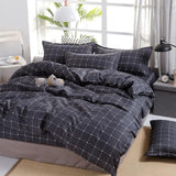 Simple Bedding Set With Pillowcase Duvet Cover Sets Bed Linen Sheet Single Double Queen King Size - Pgmdress