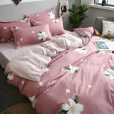 Simple Bedding Set With Pillowcase Duvet Cover Sets Bed Linen Sheet Single Double Queen King Size - Pgmdress