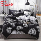 Simple Bedding Set With Pillowcase Duvet Cover Sets Bed Linen Sheet Single Double Queen King Size - Pgmdress