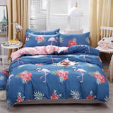 Simple Duvet Cover Set Nordic Bedding Set Heart Plaid Quilt Cover Bed Sheet King Size Single Double Queen Bed Linens - Pgmdress